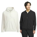 【最大10%OFFクーポン!7/4 20:00~7/11 1:59】アディダス ゴルフウェア スウェット メンズ ビヨンド ザ コース 撥水 ハーフジップ 長袖フーディー KTN41 adidas