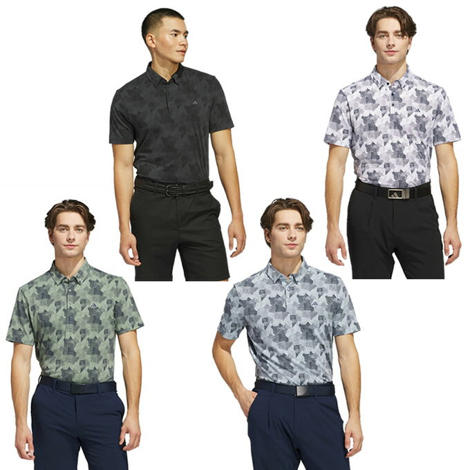 アディダス ゴルフウェア ポロシャツ 半袖 メンズ ビヨンド ザコース グラデーショングラフィック半袖シャツ KUH74 adidas