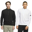 アディダス ゴルフウェア ブルゾン メンズ ハーフジップ パイル 長袖ジャケット KUH72 adidas