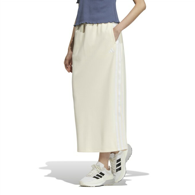 アディダス ロングパンツ レディース スリーストライプス ダブルニット Iライン スカート JL5109 KRC75 adidas