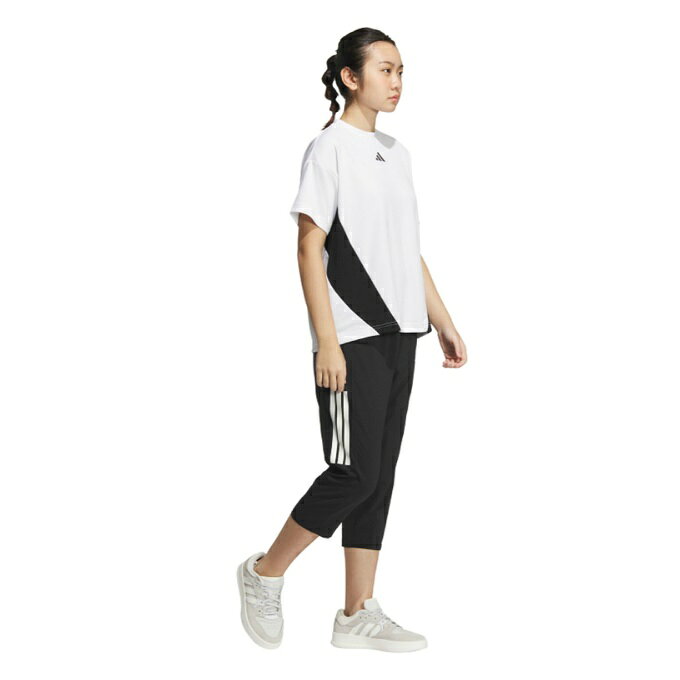 アディダス Tシャツ 半袖 レディース カラーブロック 半袖Tシャツ JP0006 KQD82 ad...