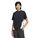 アディダス Tシャツ 半袖 レディース カラーブロック 半袖Tシャツ JP0007 KQD82 adidas