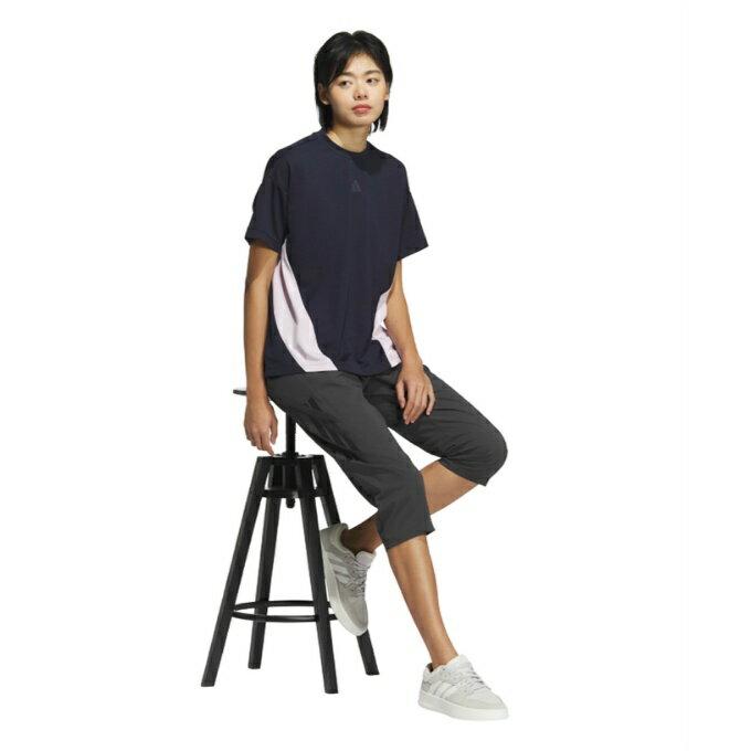 アディダス Tシャツ 半袖 レディース カラーブロック 半袖Tシャツ JP0007 KQD82 ad...
