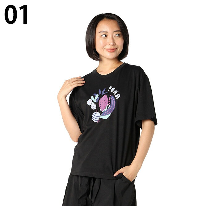 プーマ(PUMA) Tシャツ 半袖 レディース リラックス フルーティーGRX半袖T 687711