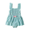 【全品対象最大10%OFFクーポン!7/13 10:00~7/15 23:59】エムシー アンファン(MC ENFANTS) 水着 ワンピース 女の子 ジュニア 花柄Aラインワンピース 125-702