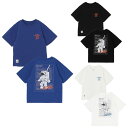 【全品対象最大10%OFF!2025年8/15 0:00~8/20 23:59】 チャムス CHUMS Tシャツ 半袖 ジュニア キッズスペースブービースペーススーツT CH21-1357