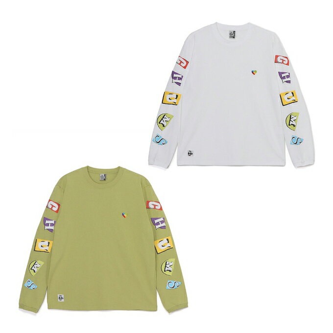 チャムス CHUMS Tシャツ 長袖 メンズ アンチバグペーパーハートロングスリーブTシャツ Anti-Bug Paper Heart L/S T-Shirt CH01-2505