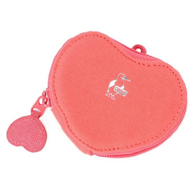 チャムス CHUMS コインケース メンズ レディース チャムスハートコインケーススウェット CH60-3890-CORAL