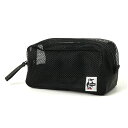 チャムス CHUMS ポーチ メンズ レディース メッシュポーチ CH60-3932-BLACK