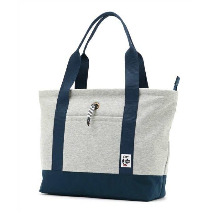 ॹ CHUMS ȡȥХå  ǥ ȡȥХååȥʥ Tote Bag Sweat Nylon CH60-3974-H-GRAY/BASIC NAVY