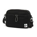 チャムス CHUMS ショルダーバッグ メンズ レディース ギャザーショルダーポーチスウェット CH60-3978-BLACK