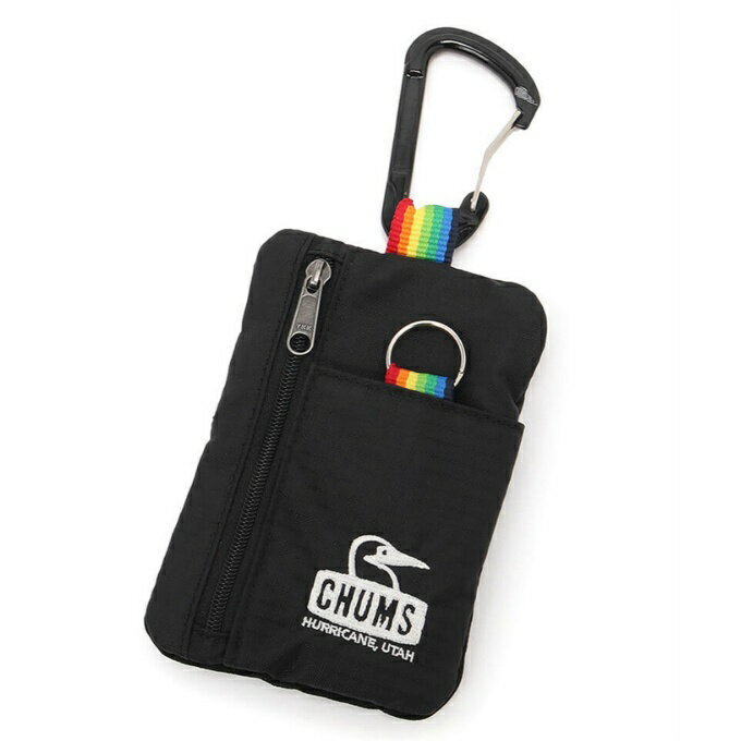 チャムス CHUMS コインケース メンズ レディース スプリングデールキーコインケース CH60-3999-BLACK/RAINBOW