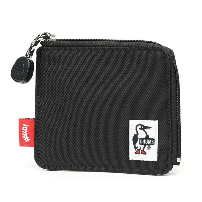 C, D, T, R, W - チャムス CHUMS 財布 メンズ レディース リサイクルエルシェイプトジップウォレット CH60-3996-BLACK