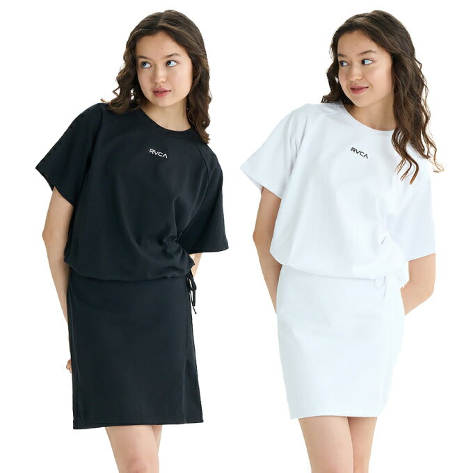 ルーカ RVCA ワンピース 半袖 レディース MINI RAGLAN DRESS BF04C350