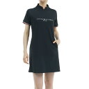 【全品対象最大10%OFFクーポン!7/13 10:00~7/15 23:59】トミーヒルフィガーゴルフ TOMMY HILFIGER GOLF ゴルフウェア ワンピース レディース ハイテンションモックネック Aラインワンピース THLA534