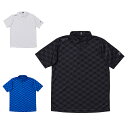 【最大10%OFFクーポン!7/4 20:00~7/11 1:59】ブリヂストンゴルフ BRIDGESTONE GOLF ゴルフウェア ポロシャツ 半袖 メンズ ペイントキューブジャガード半袖ポロ EGM08A