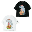 ゴースローキャラバン Go Slow Caravan Tシャツ 半袖 メンズ DOMDOM×GSC 味噌ピーチキンバーガーゾウBIG TEE 341963