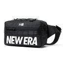 ニューエラ NEW ERA ウェストポーチ メンズ レディース スクエア ウエストバッグ 7L プリントロゴ ブラック 14521303G