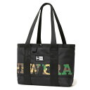 ニューエラ NEW ERA カートバッグ メンズ レディース トートバッグミニ 6L ワードマークロゴ ブラック × ウッドランドカモ 14518204