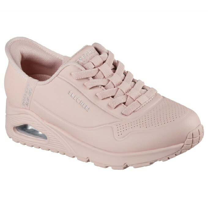 アイコニックな人気アイテムをさらに快適で履きやすくアレンジしたSkechers Street&（スケッチャーズ ストリート） Hands Free Slip-ins（ハンズフリー スリップインズ） ウノ イージー エア。独自のHeel Pillow（ヒールピロー）デザインを採用したファッションスニーカー。ストレッチレースを配した人工皮革のアッパー、クッション性のあるSkechers Air-Cooled Memory Foam（スケッチャーズ エアクールドメモリーフォーム）インソール、ビジブル構造のSkech-Air（スケッチエア）エアバッグミッドソールが特長です。 ■カラー：BLSH ■サイズ：22.5～25.0cm 検索ワード：shoes シューズ 靴 カジュアルシューズ タウンシューズ