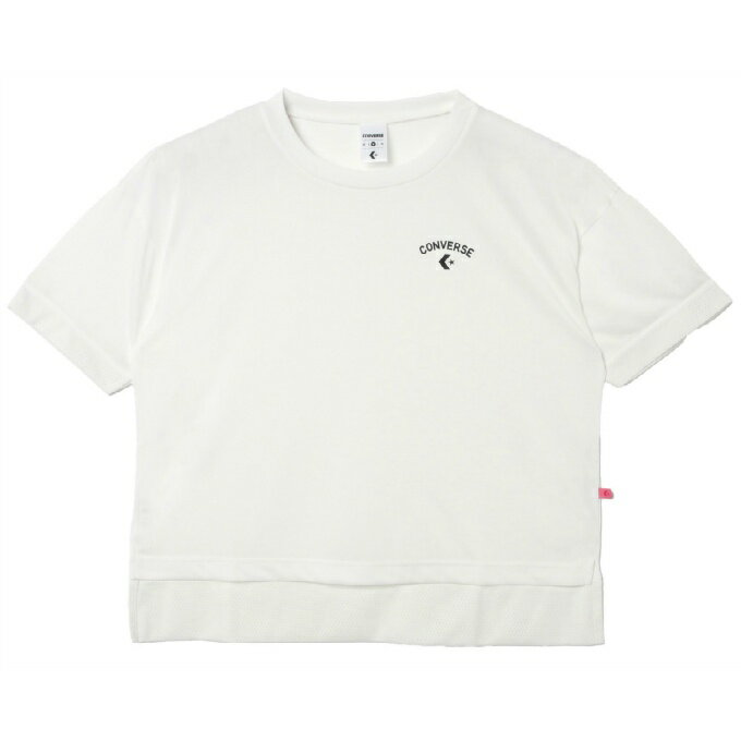 バスケットボールのルーツを印象付ける、メッシュ素材を袖口と裾に使用したTシャツ。アーチ状のロゴデザインを左胸にプリント。 ■カラー：WH ■サイズ： M(着丈/53cm、肩幅/50cm、身幅/54cm、袖丈/43cm) L(着丈/55cm、...