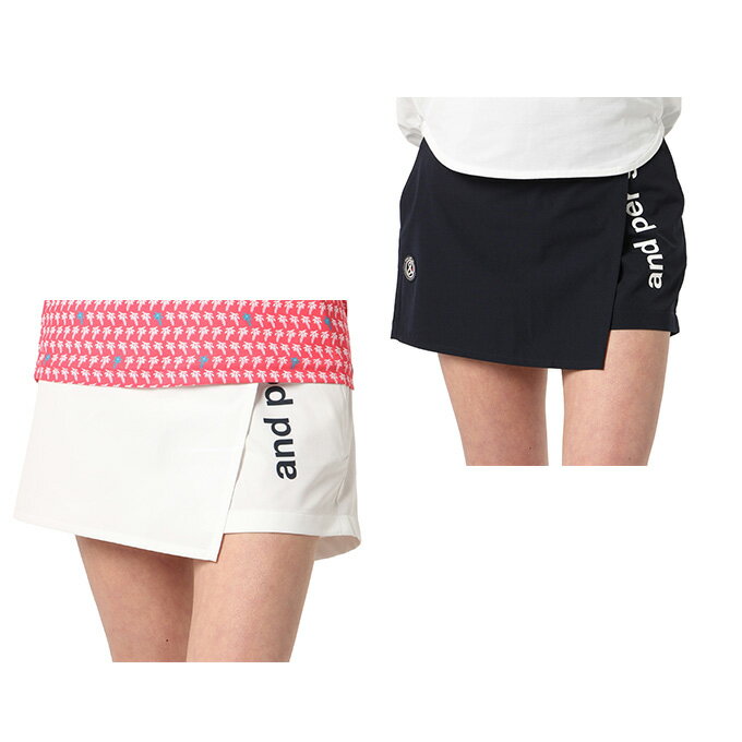 【最大10％OFFクーポン！7/4 20:00〜7/11 1:59】アンパスィ and per se ゴルフウェア ショートパンツ レディース スイングドライラップSP AFS5625E4