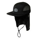 ポーラー POLER 帽子 キャップ メンズ レディース 2WAY DRAW+SUNGUARD CAP 251MCV0030-BLK