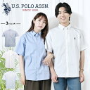 【全品最大10%OFF!6/22 20:00〜6/27 1:59】ユーエスポロアッスン U.S. POLO ASSN. 半袖シャツ メンズ レディース 半袖BD...