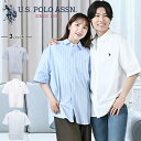 【全品最大10%OFF!6/22 20:00〜6/27 1:59】ユーエスポロアッスン U.S. POLO ASSN. 半袖シャツ メンズ レディース オーバー...