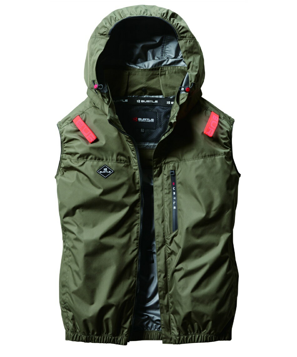 バートル限定色　グリーン 楽天市場】バートル 空調服 2024 ベストのみ（カラーグリーン）（安全