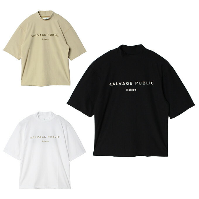 楽天ヒマラヤ楽天市場店【全品対象最大10％OFFクーポン発行中！〜10/18 23：59】サルベージパブリックコレパ（SALVAGEPUBLIC Kolepa） ゴルフウェア 半袖シャツ メンズ SURFモックネック半袖SH SVKS5031 【2025年春夏モデル】