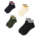 ビジョンクエスト(VISION QUEST) ソックス レディース 消臭 ショートソックス ライン VQ430104D06