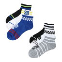 【全品対象最大10%OFFクーポン!7/13 10:00~7/15 23:59】ビジョンクエスト(VISION QUEST) アンクルソックス ジュニア 3P ショートソックス VQ430105D02