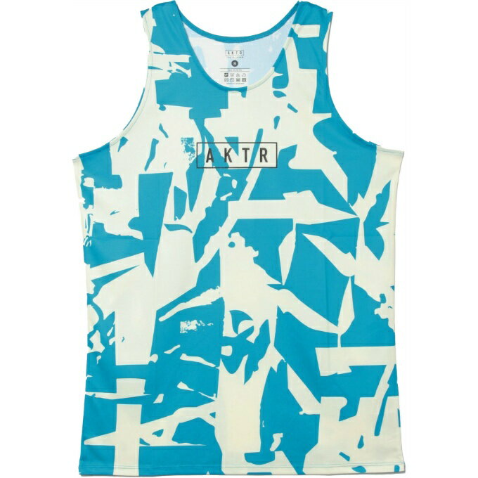 アクター(AKTR) バスケットボールウェア ノースリーブ メンズ レディース CUT-UP CAMO TANK カット アップ カモ タンク 125-022001