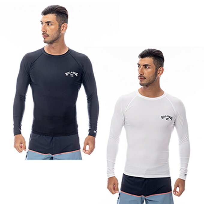 Long-Sleeved - ビラボン BILLABONG ラッシュガード 長袖 メンズ LSラッシュガード 日焼け予防 夏用 冷感 ひんやり 涼しい 紫外線防止 水着 海水浴 プール 水泳 BF011853