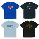 野球ウェア 半袖Tシャツ メンズ レディース MLB FRONT WORD ロゴ T ML0125SS0005