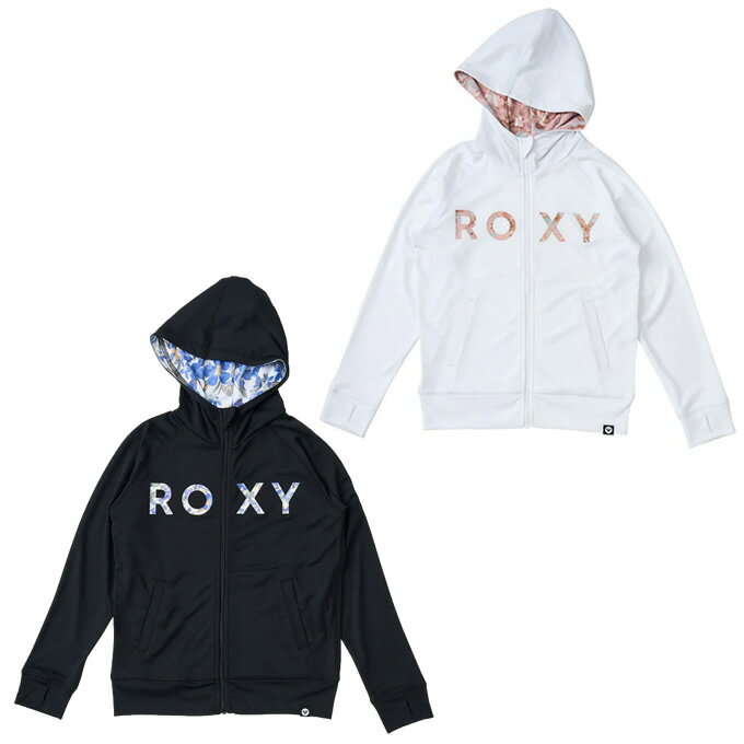 ロキシー ROXY ラッシュガード 長袖 ジュニア MINI ARTSY FLORAL LOGO PARKA キッズ ラッシュガード TLY251105
