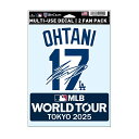 ファナティクス FANATICS ステッカー メンズ レディース 大谷 MLB東京N&N ファンデカール ML1325SS0023