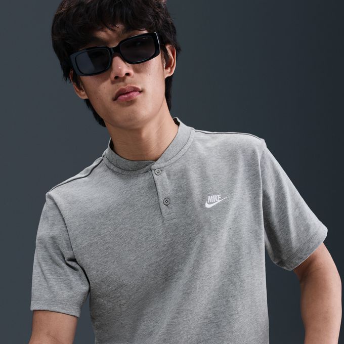 ナイキ Tシャツ 半袖 メンズ CLUB Tシャツ HENLEY HQ5975-063 NIKE