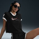 ナイキ Tシャツ 半袖 レディース L NSWCLB MOTOショート半袖T HQ1708-010 NIKE(4)