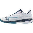 【全品対象最大10%OFFクーポン 10/24 20:00〜10/27 1:59】ミズノ MIZUNO テニスシューズ オールコート用 メンズ ウエーブエクシー...