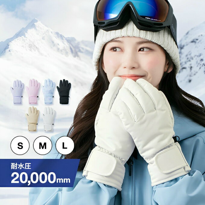 【送料無料】スキー スノーボード グローブ レディース 5本指 耐水圧20000mm スマホ対応 スノーグローブ EC610312E54 【ご自宅配送限定】‥