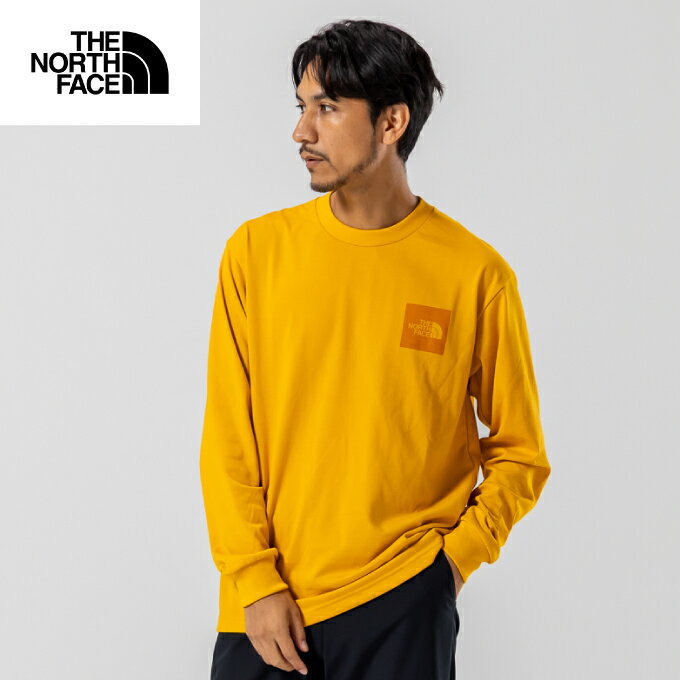 楽天ヒマラヤ楽天市場店【全品対象最大10％OFFクーポン発行中！〜10/18 23：59】ザ・ノース・フェイス（THE NORTH FACE） Tシャツ 長袖 メンズ レディース L/S Square Logo Tee ロングスリーブスクエアロゴティー NT82534-SG 【国内正規品】