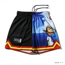 【全品対象最大10%OFFクーポン!7/13 10:00~7/15 23:59】スポルディング(SPALDING) バスケットボール ハーフパンツ メンズ JSP ワンピース ルフィ&シャンクス SMP25110P
