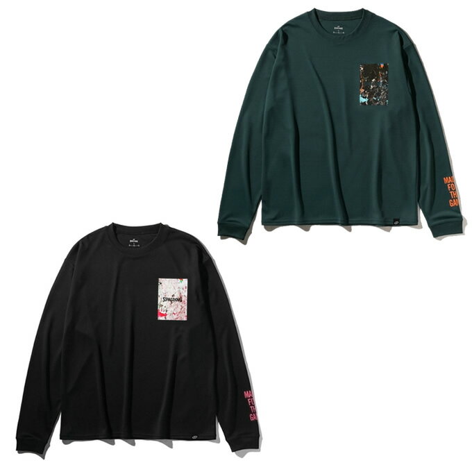 Wear - スポルディング(SPALDING) バスケットボール 長袖シャツ メンズ ロングスリーブTシャツ グランジウォール SMT25122