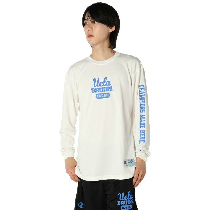 チャンピオン(Champion) バスケットボール 長袖シャツ メンズ ロングスリーブTシャツ 25FW UCLA C3-CB462-010