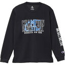 チャンピオン(Champion) バスケットボール 長袖シャツ ジュニア ミニ ロングスリーブTシャツ 25FW BASKETBALL CK-CB418-090