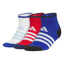 【全品対象最大10%OFFクーポン!7/13 10:00~7/15 23:59】アディダス(adidas) アンクルソックス ジュニア キッズ CC 3P アンクルソックス KCE24-JL5179