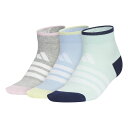 【全品対象最大10%OFFクーポン!7/13 10:00~7/15 23:59】アディダス(adidas) アンクルソックス ジュニア キッズ CC 3P アンクルソックス KCE24-JL5180