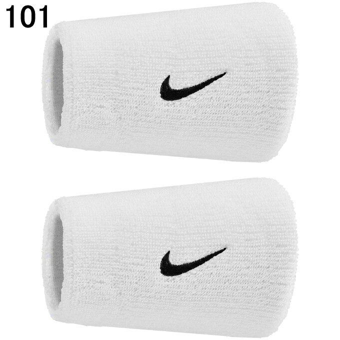ナイキ(NIKE) リストバンド メンズ レディース スウッシュ ダブルワイドリストバン...